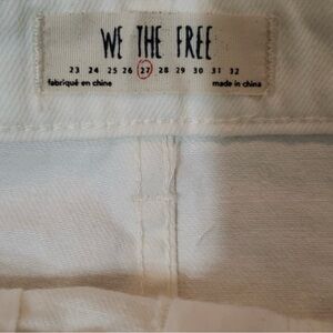 Free People zip front Jean Skirt